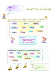 English Worksheet: Confusing Adjectives & Adverbs