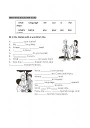 English worksheet: Verbs 