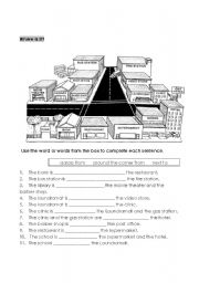 English Worksheet: Location 