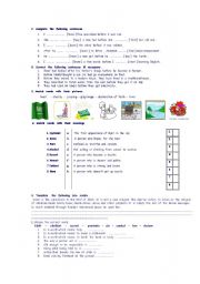 English worksheet: pillars  of  islam