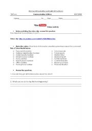 English Worksheet: Invasion of privacy