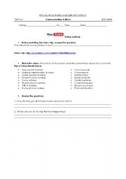 English worksheet: Invasion of privacy