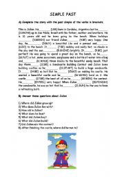 English Worksheet: Simple Past exercises