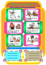 English Worksheet: practice pronounciation part 3