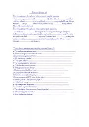 English Worksheet: Passive Voice 