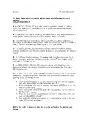 English worksheet: Test