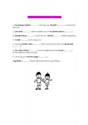 English worksheet: Personal pronouns