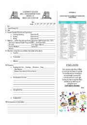 ESL Lesson plan sample