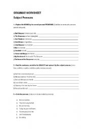 Grammar Worksheet