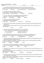 English Worksheet: movie comprehension - Shrek -2