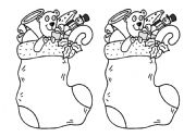 English Worksheet: X-mas picture