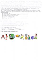 English Worksheet: media