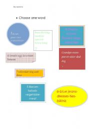English Worksheet: funny vocabulary