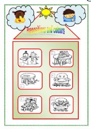 Prepositions and colours