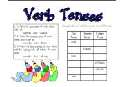 English worksheet: Verb tense