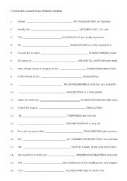 English worksheet: Possessives