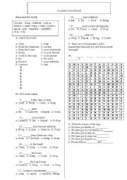 English Worksheet: Classroom rules