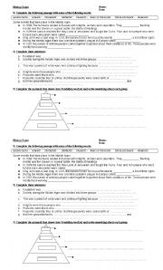 English Worksheet: The Middle Ages