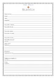 English Worksheet: Pen Pals