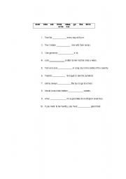 English Worksheet: Present simple