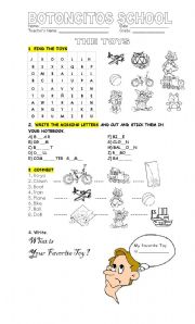 English Worksheet: TOYS