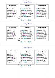 English worksheet: Simple Present