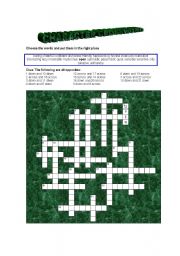 FEELINGS CROSSWORD