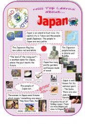 English Worksheet: Japan - an introduction to the country and culture