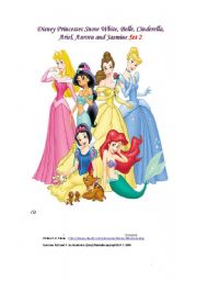 English Worksheet: Princesses