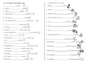 English Worksheet: like - dont like