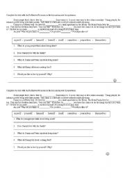 English Worksheet: reflexive pronouns