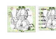English Worksheet: GARFIELD COLOURING PAGE