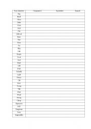 English worksheet: Adjectives