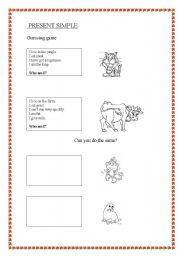 English Worksheet: guessing game