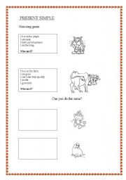 English Worksheet: guessing game