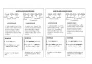 English Worksheet: passive voice