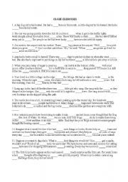 English Worksheet: Vocabulary Cloze (articles, prepositions, determiners)
