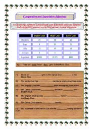 Comparatives/Superlatives Practice