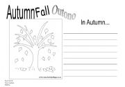 English Worksheet: In Autumn...