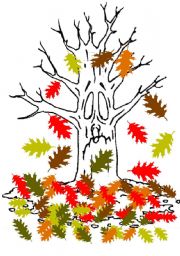 English Worksheet: Autumn Tree