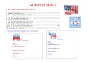 English Worksheet: USA Election 2008- Part 2