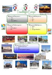 English Worksheet: TRAVELLING IN EUROPE