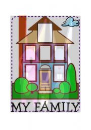 English Worksheet: my family