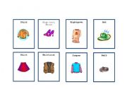 English Worksheet: Clothing - Bingo (Part 5)