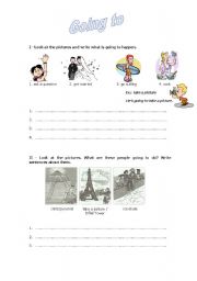 English worksheet: Going to