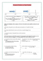 Present Perfect vs Past Perfect