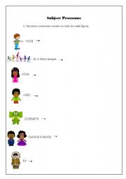 English worksheet: Pronouns