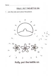 English worksheet: Polly, put the kettle on