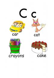 English worksheets: C words