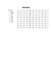 English worksheet: wordsearch